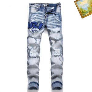 Jeans pourpre design pourpre jeans en détresse des motards en détresse pour femmes cargo denim pour hommes pantalons noirs 29-38
