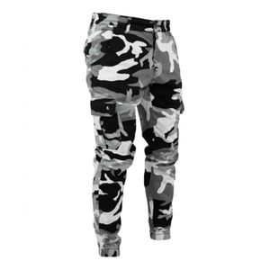 Pantalones vaqueros flacos para hombre Lápiz de alta calidad Casual Hombres Camuflaje Pantalones militares Cómodos pantalones de carga Camo Jeans Hip Hop Jogg X0621