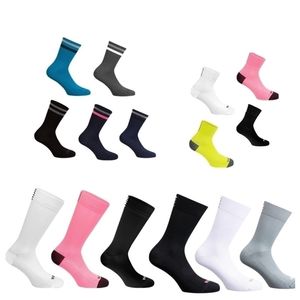 Chaussettes pour hommes 4 styles confortables respirantes vélo de route hommes femmes cyclisme Calcetines Ciclismo Compression course 221007