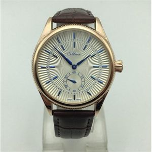 Montre-bracelet de sport pour hommes, mode 40mm, mouvement à Quartz, horloge masculine avec bracelet en cuir, montre-bracelet supérieure