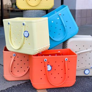 Summer Bogg Bolsa de diseñador Organizador de lujo para mujer Plástico de PVC Cesta de playa Bolsas de cubo Bolso de mano de gran capacidad para hombre Embrague Equipaje Monedero rosa Maquillaje Bolsa de viaje