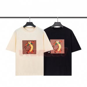 Verano para hombre Nuevas camisetas Diseñador Parejas Lindo saltando Tigre Imprimir Tops Moda para mujer Ropa de manga corta Tamaño asiático S-XL