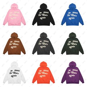 Sweat-shirt pour hommes Sweat-shirt Hoodie Women Pullover Sweatshirts Europe et la marque United States Tide Ye Dust Be Norg Again Letter High Street Hoodies pour hommes