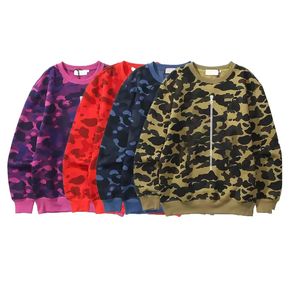 Sweat-shirt pour hommes Designer Sweat à capuche Femmes Mode Camo Ess Sweat à capuche Sweat-shirt Zip Lettre Imprimer Vêtements chauds Pull Homme Top Loose Fit Veste rouge Automne 20SS