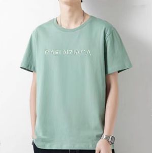 Diseñador de camisetas para hombre para hombres Camisas para mujer Camiseta de moda con bordado Letras Casual Verano Manga corta Hombre Camiseta Mujer Ropa Versión correcta