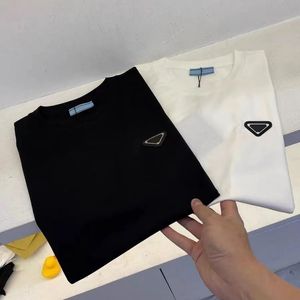 T-Shirts pour hommes camisetas hombre t-shirt de créateur triangle marques été à manches courtes simple classique hauts T-Shirts en coton noir