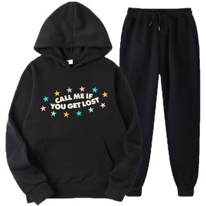 Survêtements pour hommes Appelez-moi si vous vous perdez Awesome Men Set Casual Mens Automne Polaire Hoodies Pantalon TwoPiece Survêtement Trendy Sportswear Set 220920