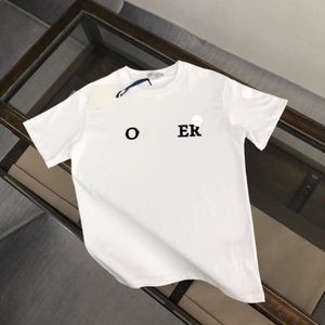MON Camiseta para hombre Diseñador Polo Camisas de lujo Moda para mujer 100% Algodón puro Diseño de impresión de letras Manga corta Precio al por mayor