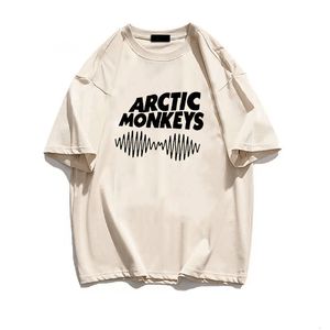 T-shirts pour hommes Arctic Monkeys T-shirts Mode Coton Oneck Tees Harajuku Manches courtes Hommes Femmes Été Hip Hop Tops Surdimensionnés Streetwears 985