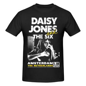 Hommes TShirts Daisy Jones The Six Vintage Retro T Shirt Oneck Coton Personnalisé À Manches Courtes Tshirt 230404