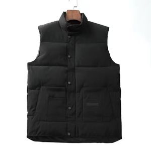 Chaleco para hombre chalecos de diseñador chaqueta de chaleco de ganso canadiense material de plumas abrigo suelto grafito gris negro y blanco azul tendencia de la moda abrigo chaleco tamaño xxl 05