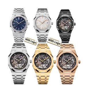 Men de montres Designer AP Watch Mouvement automatique de haute qualité 42 mm Squelettes Audemar Dial en acier inoxydable Sapphire Montre de Luxe Orologio di Lusso 15400