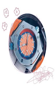 MENS Watch Face Big Date 42 mm Black Cadran avec bracelet rotatif arrière-bracelet Automatique Designer mécanique montres acier 7984641