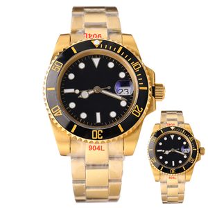 Reloj para hombre Glide Lock Relojes de movimiento de lujo Bisel de cerámica Maquinaria automática Relojes de pulsera 2813 Correa de acero inoxidable Zafiro impermeable mujer montre