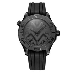 mens watch haute qualité designer montres 42mm cas montre avec bracelet en caoutchouc 300m 600m plongée aaa hommes mer sport automatique mouvement montres
