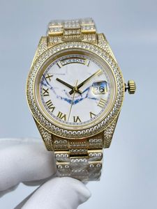 Montres pour hommes pour montre mécanique automatique plein diamant 41MM boîtier 2813 mouvement saphir cristal montre-bracelet de mode pour hommes aaa montres de qualité
