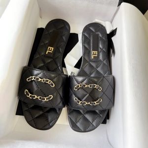 Hombre para mujer zapatillas deslizadores sandalia moda verano holgazán playa zapatos casuales canal plano lujo diseñador diapositiva calidad superior negro blanco mula sandale hombre piscina niña