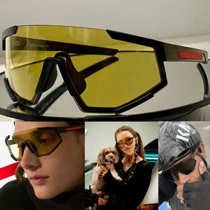 Lunettes de soleil sport homme femme SPS04W Linea Rossa Impavid Glasses Monture en nylon caoutchouté noir Lentilles de couleur cèdre Protection 100% UVA/UVB TAILLE 139-125