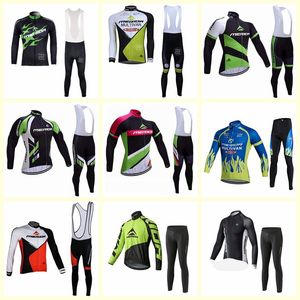 MERIDA équipe cyclisme manches longues jersey bavoir pantalons ensembles porter vtt vélo vêtements respirants Ropa Ciclismo U122005