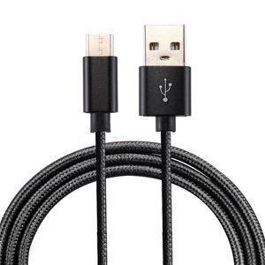 El USB micro trenzado 2.0 telegrafía el tipo-c V8 que carga la sincronización de datos para el teléfono elegante 2A que ayuna carga