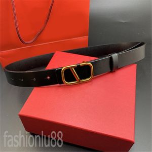Hebilla de metal cinturones de hombre diseñador v cinturón de lujo simplemente color sólido cintura día de san valentín regalos de navidad 2.5 cm cinturones de cuero de diseñador retro para mujer YD016 B23