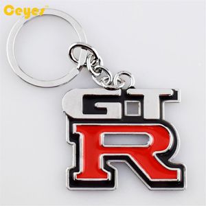 Porte-clés de voiture en métal porte-clés emblème d'insigne pour GTR Nissan r35 r35 1400 voitures modifiées porte-clés Auto accessoires voiture Styling186m