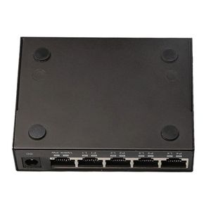 Livraison gratuite boîtier métallique 10/100Mbps Ethernet POE Switch 4 ports RJ45 Hub 802.11af/at alimentation 48V pour caméras IP HD