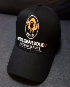 Metal Gear Solid V 5 Ground Zeroes MGS5 Fox Logo Cap Collection Sombrero Gorra de béisbol ajustable Snapback Color negro 4054663