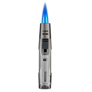 Metal Long Dual Flame Torch Light Light Hands Manage Cigar Light Aromatherapy Candle plus léger