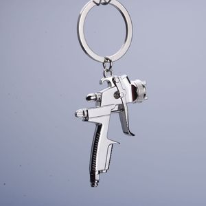 Métal nouveau pistolet à eau porte-clés outils de lavage de voiture modèle de pistolet à eau haute pression porte-clés cadeau de fête pendentif porte-clés K2011