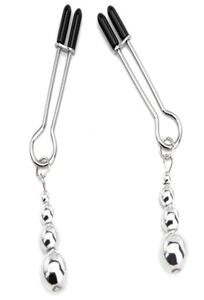 Clampas de pezón de metal clips anillo tortura esclava bdsm bondage de seno juguete sexy para mujeres pareja juego juego7220108