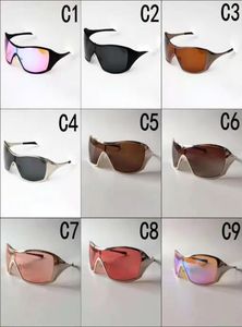 Lunettes de soleil polarisées en métal pour hommes et femmes, aux États-Unis, une pièce, rouge, rose, verres transparents, pare-soleil de styliste, conduite de vélo, Gog5391768