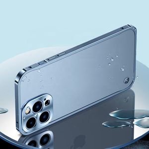 Coque transparente en métal avec boucle en forme d'hippocampe, étui de téléphone de luxe étanche au gel, étui magnétique pour iPhone 12/13/14/15 Pro/Max