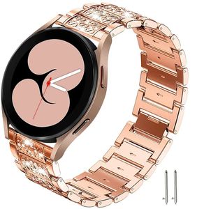 Bracelets de montre intelligents en métal Est 20mm 22mm pour téléphones Samsung Huawei Galaxy Active 2 3 Gear S2 Bracelet de montre Bracelet