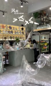 Metre en métal en métal argent argent pliage gratuit bricolage modélisation de modélisation de conception des gâteaux fleurs du magasin de décoration de décors tissu de créateur