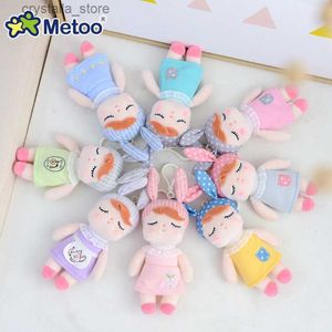 Metoo Doll Mini juguetes de peluche para niñas bebé Kawaii lindo conejo pequeño colgante juguetes de peluche para niños cumpleaños regalo de Navidad L230518