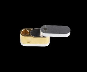 Metro Pipe en laiton Pipe portable Porable Fisherman ami singe Pipes métalliques Herb Smoke Tool Pocket Hand Smoking Pipe Mini Cig 08786190