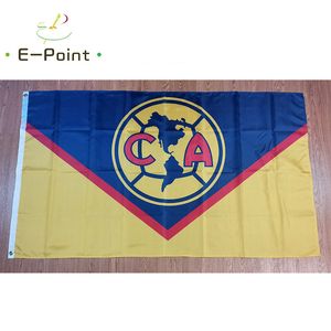 Mexico Liga America FC Blue Yellow 3*5ft (90cm*150cm) Polyester flags Banner decoration flying home & garden flag Festive gifts