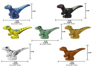 MG10271030 1050 Bloques de construcción de plástico amarillo caqui 2 cm de altura Mini dinosaurio Minifiguras de bebé Indoraptor TRex Mini figura de juguete 6009953