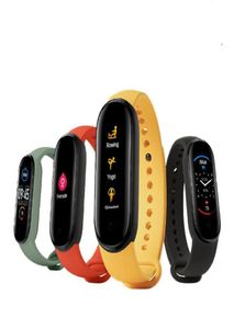 Mi Band 6 Bracelet intelligent Bracelet montres intelligentes 4 couleurs écran tactile Miband 5 Fitness moniteur d'oxygène sanguin moniteur de fréquence cardiaqueSmartba6897535