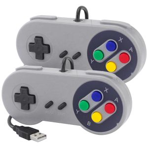MICE 2PCS USB GAMEPAD RETRO GAMING Joystick Wired Controller pour Linux SNES GAM
