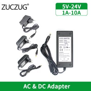 MICE AC ADAPTER DC 5V 10V 12V ALIMENTATION DE SORFICATION 24V 15V 1A 2A 3A 5A 6A 8A ENVERTER 220V À 12V ADAPTER POWER CHARGER UNIVERSEL