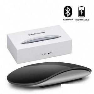 Souris pour Apple Original sans fil Bluetooth Touch Magic Mouse Pro ordinateur portable tablette PC Gaming ergonomique 231117 livraison directe ordinateurs Net Ot8Iu