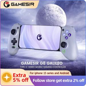 MICE GAYIR G8 Galileo GamePad Mobile Phone Controller avec Hall Effect Stick pour iPhone 15 Joystick Android Type C PS Cloud Game