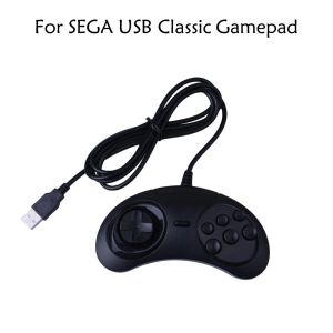 MICE NOUVEAU BOUTONS 6 WIRED 6 POUR SEGA USB Classic GamePad USB Contrôleur Joypad pour Sega Genesis / MD2 Y1301 / PC / Mac Mega Drive