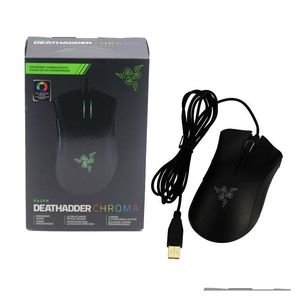 Souris Razer Deathadder ChroMA USB OPTICAL OPTICAL GAMINGMOUSE 10000DPI Capteur Mouserrazer Mouse Gaming Drop Livrot Ordrowing Dhxuo