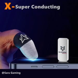 MICE SARAFOX V8 BICOLOR Game Beehive5 Sleeppofroofroofrofof professionnel tactile Screen Thumbs Finger le doigt pour le jeu de tir