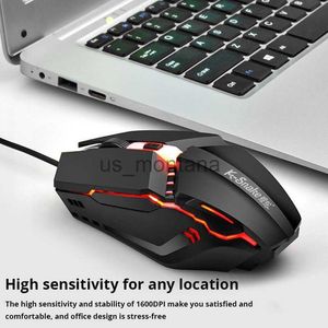 Ratones Viper M11 Gaming Electronic Sports RGB Streamer Horse Running Luminous USB Wired Computer Laptop Desktop Mouse J230606