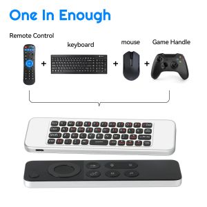 MICE W3 Télécommande infrarouge 2,4 g de fil à air sans fil Contrôleur de souris avec récepteur USB Remplacement du clavier complet pour PC TV