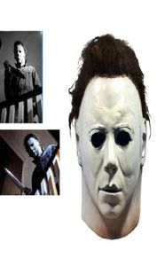 Máscara de Michael Myers 1978 Fiesta de Halloween Horror Cabeza completa Tamaño adulto Máscara de látex Accesorios de lujo Herramientas divertidas Y20010357969744859282